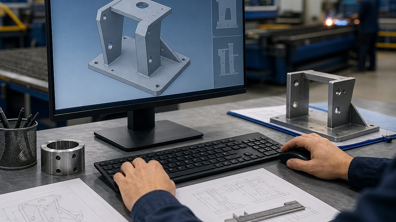 Wsparcie CAD CAM i dokumentacja techniczna dla obróbki metali